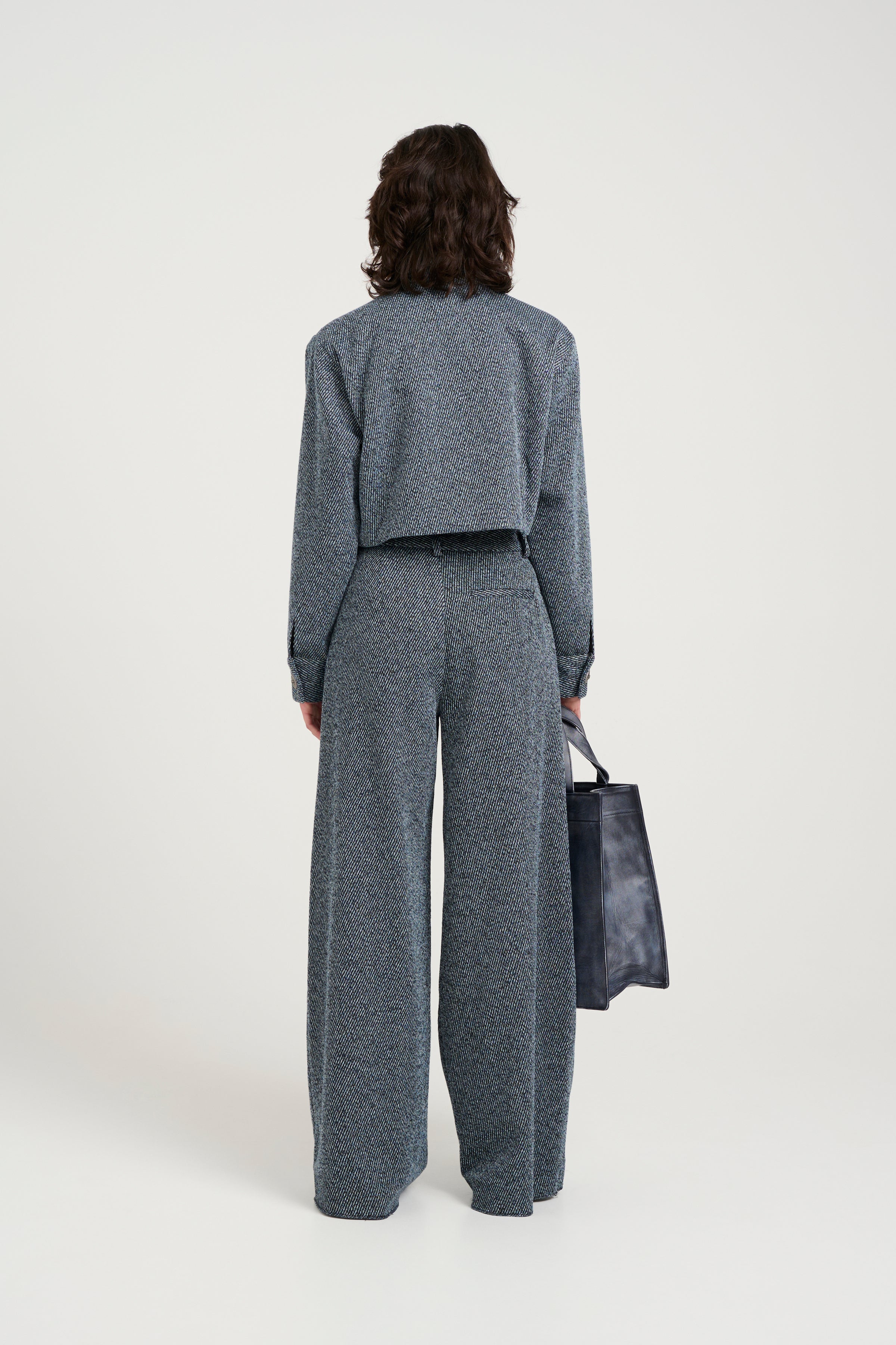 BelmaGZ HW bukser - Blue Twill Structure